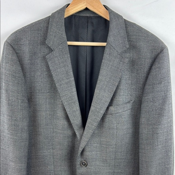 Hugo Boss The Crowley Jacket Wool Cashmere Men's Gray Sport Coat Blazer Size 38R - Picture 4 of 12